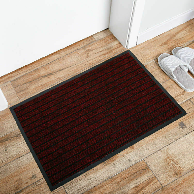 Larence Doormat, Burgundy, 50 cm W x 90 cm L