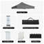 Canopy Tent, Heavy Duty Pop up Canopy-1255149066-1255149065