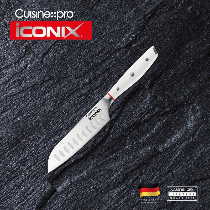 Cuisine::pro® iconiX® Santoku Knife 5" White