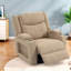 Fauteuils inclinables électriques avec massage thermique, fauteuil moderne en velours de chameau pour la maison