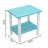 2-Tier Adirondack Outdoor Side Table, All-Weather HDPE Patio End Table-144458359