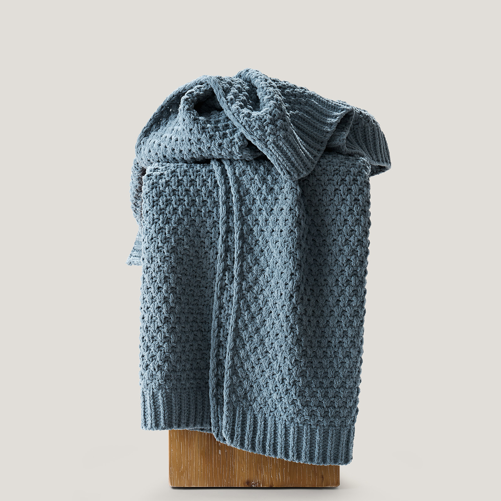 EverGrace Chunky Chenille Knit Throw Blanket & Reviews | Joss & Main