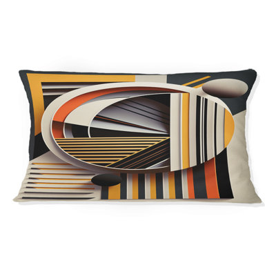Coussin Minimal Bauhaus Dimensions V - Abstract