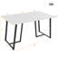 Cayemite Metal Base Dining Table-1075169100