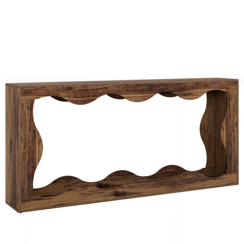 63 "Farmhouse Console Table with Storage