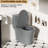 Water Toilet In Grey 002 Color, 1/1.60 , Elongated Comfort Height Floor Mounted With Congenial Soft Closing Seat 002,