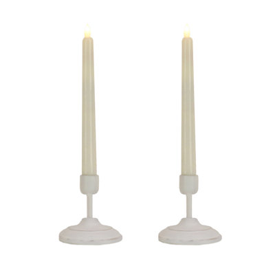 Unscented Flameless Candle with Wood Holder