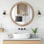 Miroir mural rond
