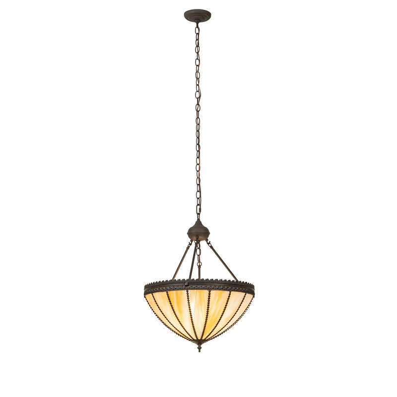 Luminaire suspendu bol 1 lumière Gothic