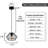 1 - Light Black Single Pendant