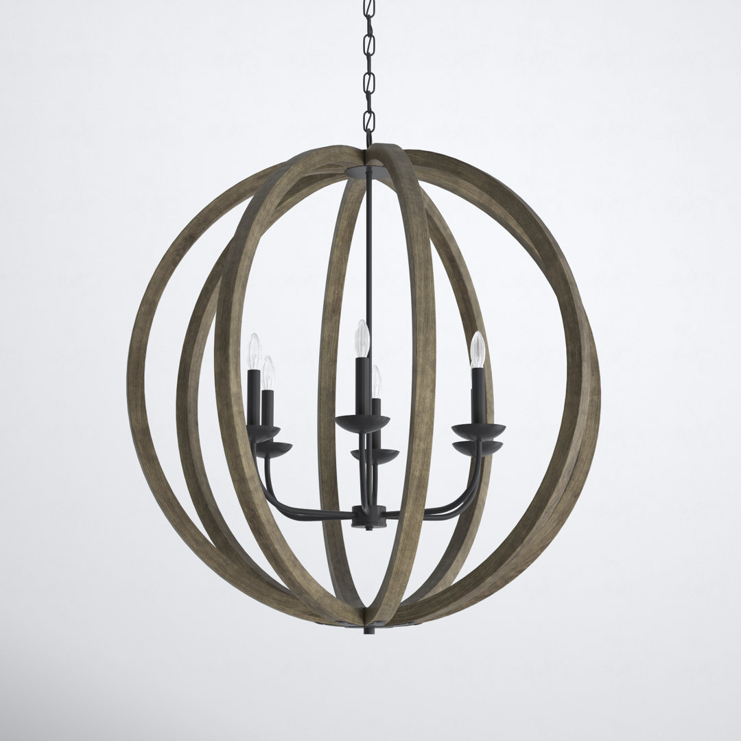 Maxwell 6 - Light Dimmable Globe Chandelier Birch Lane™
