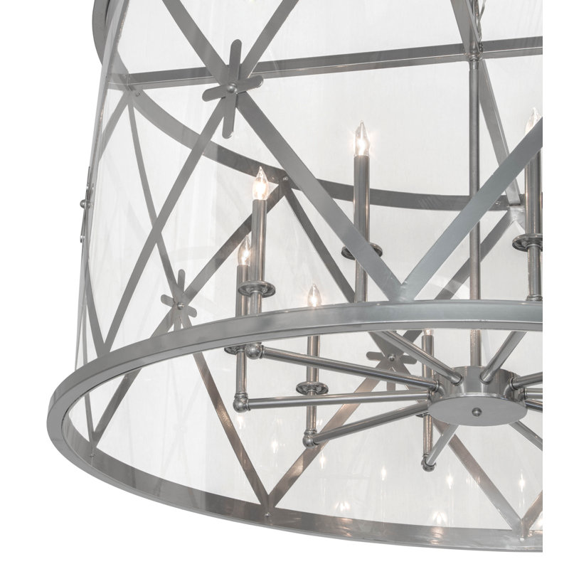 Lustre cylindrique unique à 10 lumières Erisnor