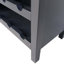 1 Drawer Black Wine Rack Storage Wooden Cabinet for Living Room Furniture