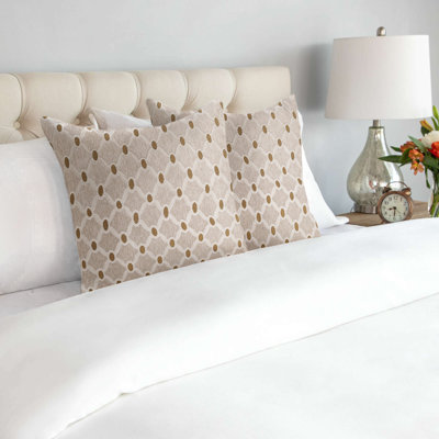 Beauville Geometric Square Cushion