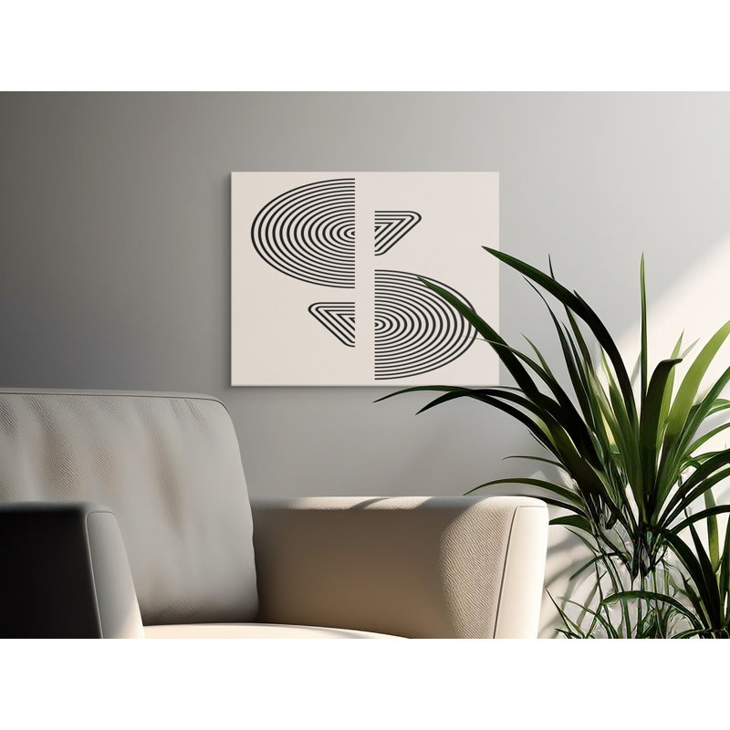 Wrapped Canvas Print Set, 91.44 cm H x 121.92 cm W, Black