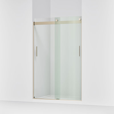 Porte de douche à dérivation 47,58 po x 74 po Levity avec technologie CleanCoat