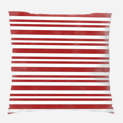  Candy Cane Stripe Indoor/Outdoor Canvas Throw Pillow