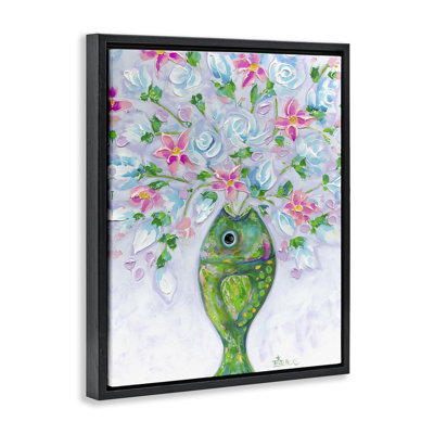 "Nautical Fish Bouquet", art mural encadré par Estelle Grengs