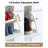 2-Tier Shoe Storage Cabinet with Flip Drawers, 12 Pair Free Standing Shoe Organizer 23.62''W for Entryway-1034781403-1034781402