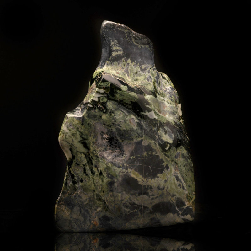 Black and Green Jade Freeform
