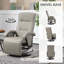 Fauteuil inclinable en polyuréthane avec repose-pieds