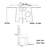 French Retro Light Luxury Rectangular Dining Table Pedestal Dining Set-101135373