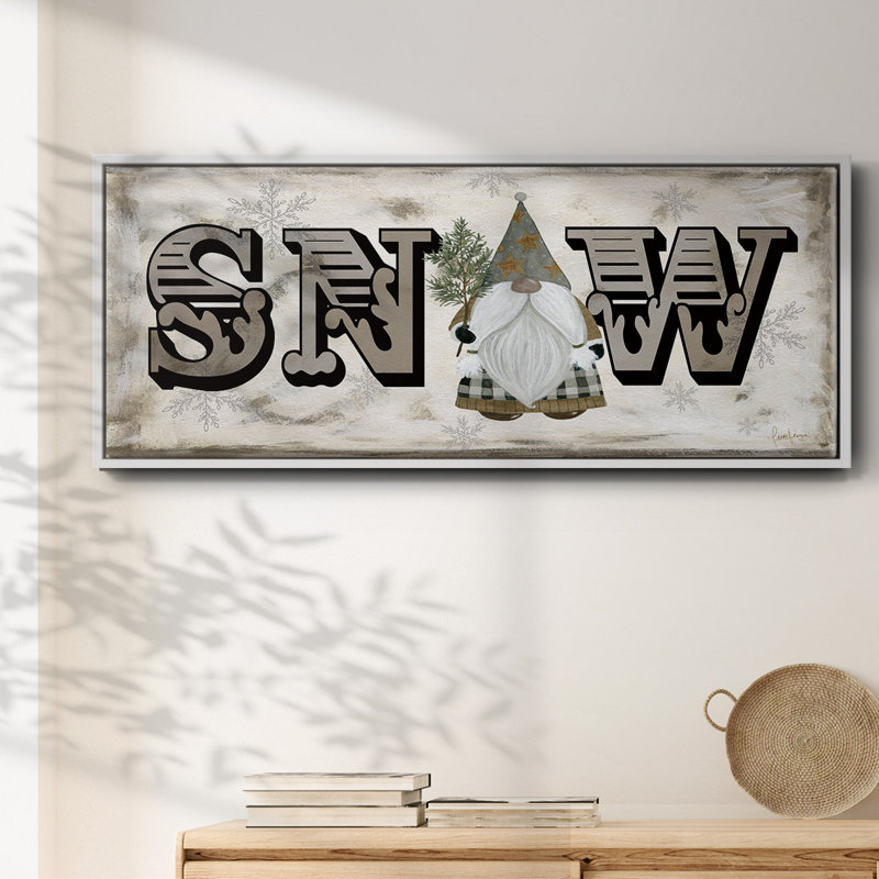 «Winter Wonderland Friend Snow», toile encadrée