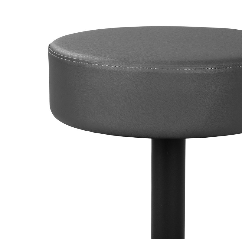 Egeo Steel Accent Stool, Grey