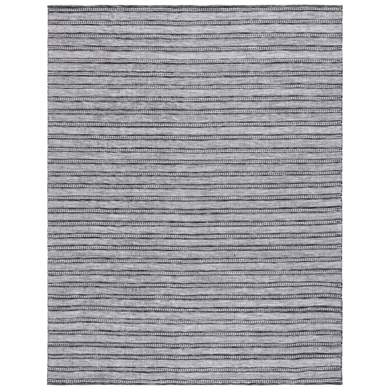 Kilim Hand Woven Performance Striped Rug, Rectangle 8' x 10'