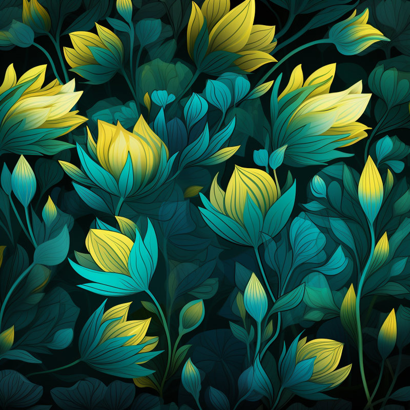 Intense bloom - 36"x36" Framed canvas