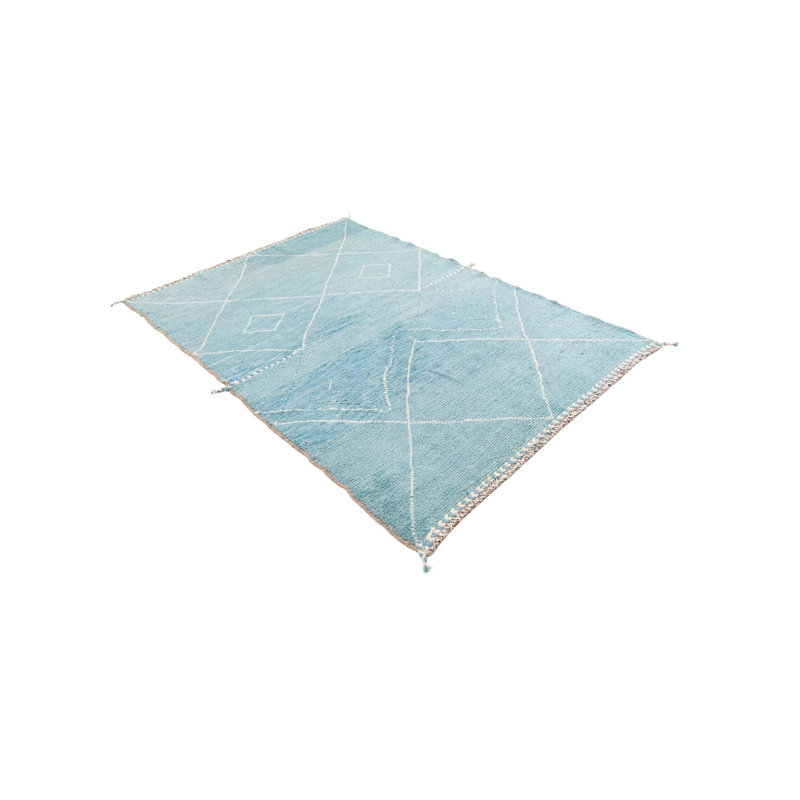 Tapis bleu clair Kalmanovitz
