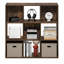 90.93cm W Manufactured Wood Shelving Unit