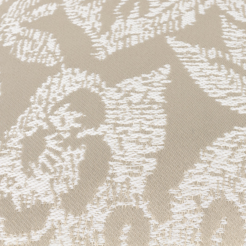 Bali Floral Square Cushion Cover, Beige