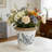 Ceramic Planter with Floral Pattern
