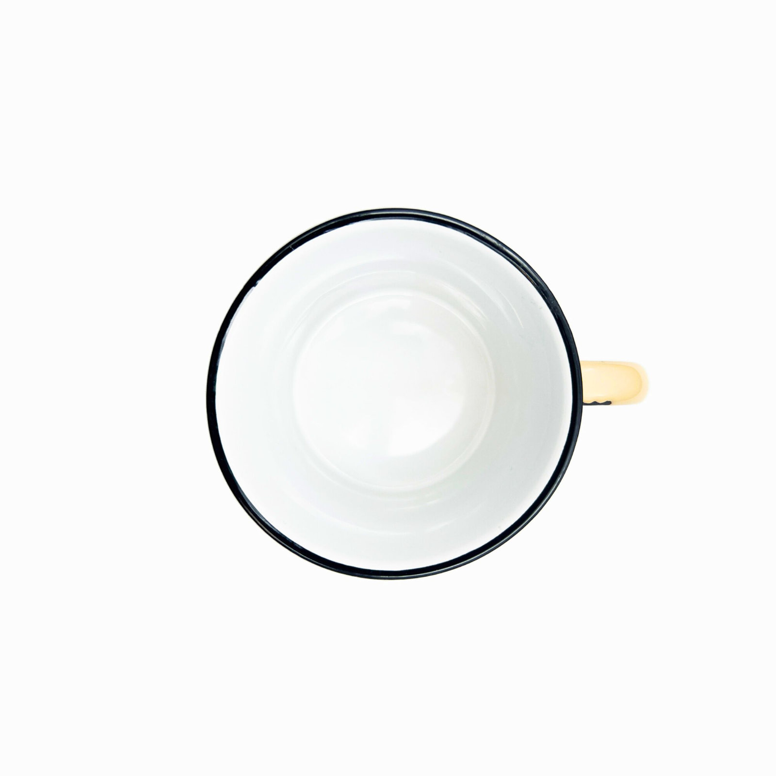 Tinware Stoneware Mug, Cream