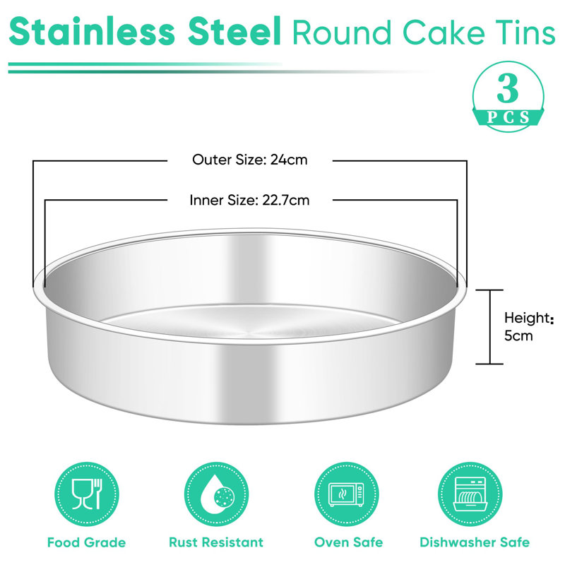 TAKKUI 3 Classic Cake Pan