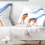 Coussin lombaire giraffe à double exposition animal