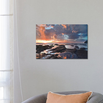 Pelada Beach At Sunset, Costa Rica by Tim Fitzharris - Wrapped Canvas Print