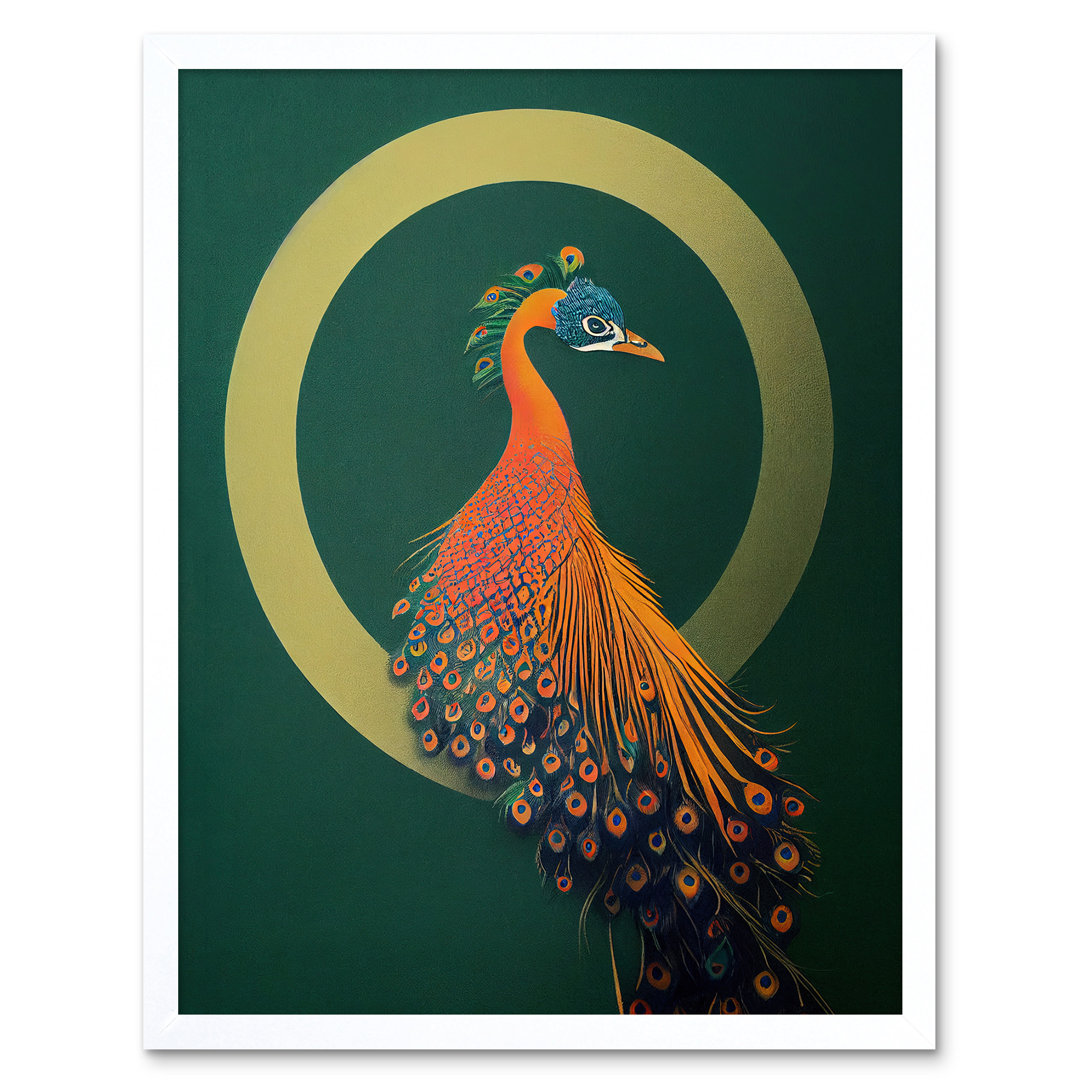 Glamorous Stylish Chic Modern Peacock - Print
