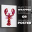 Lobster -Canvas Print Only - NOT FRAMED-118069080