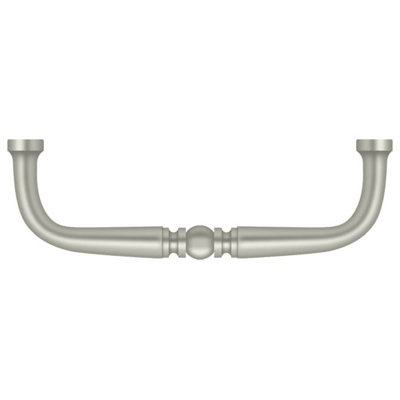 Deltana PCT350U15 Wire Pull; Traditional; 3-1/2"; Satin Nickel Finish