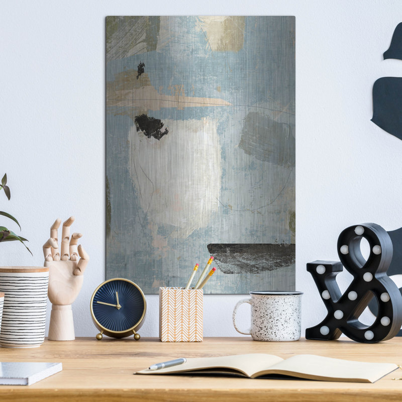 Art mural en métal «Salento 1» par Suzanne Nicoll Lark Manor ™, H 16 po x l 12 po