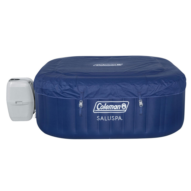 Bestway 120 Volt 4 Person 60 - Jet Vinyl Square Inflatable Hot Tub