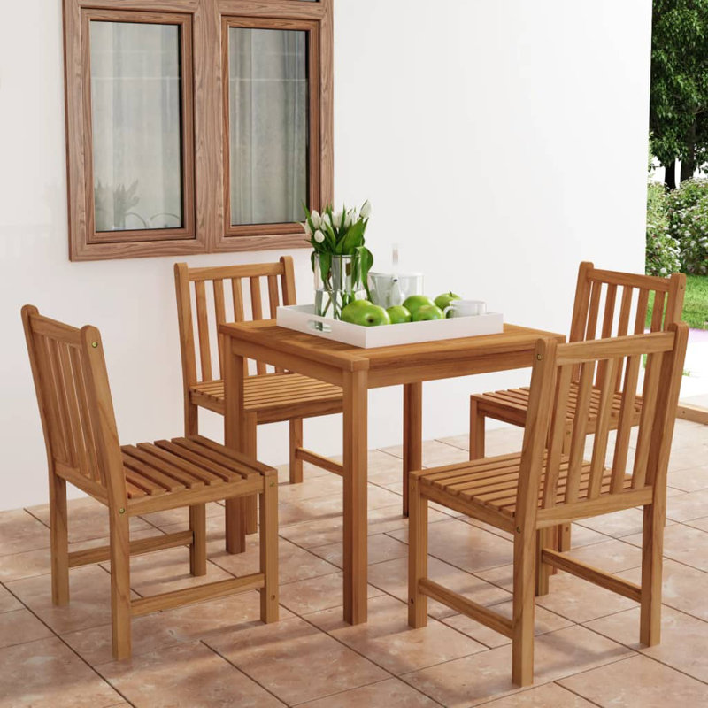 Ensemble de salle à manger rectangulaire pour 4 personnes Craiganboy, P 31,5 po x l 31,5 po x H 30,3 po