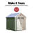 Garden Wood Storage Shed 6 ft. W x 8 ft. D (Professional Installation Available)-113449499