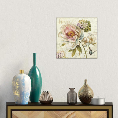 Marche de fleurs III (sans texte) de Lisa audit-impression d’art graphique