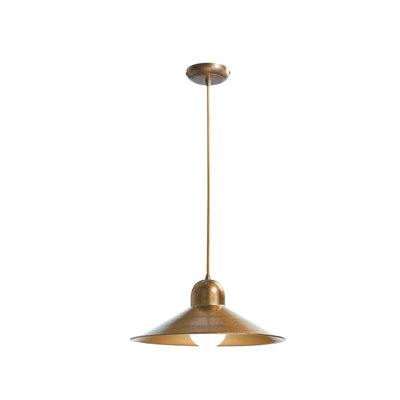 Grasso 1 - Light Gold Single Pendant