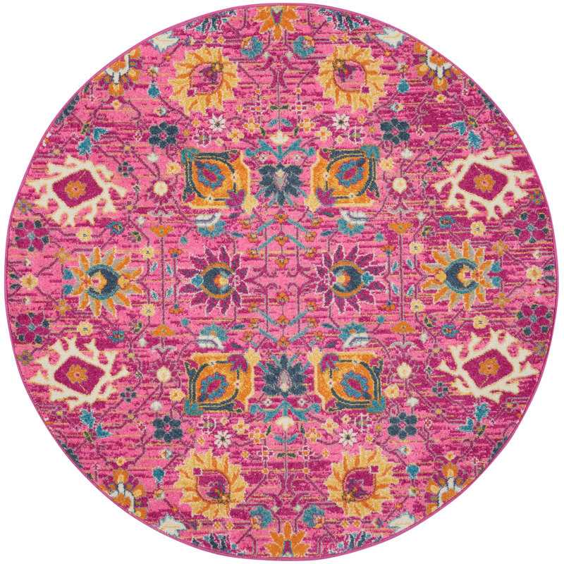 Dreher Oriental Indoor Rug, Round 5'3"