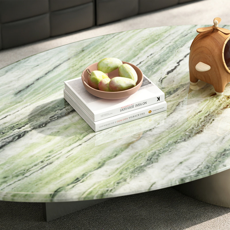 Table basse Mahesh 2 Bunching Tables, H 15 po x L 51,2 po x l 27,6 po, Vert
