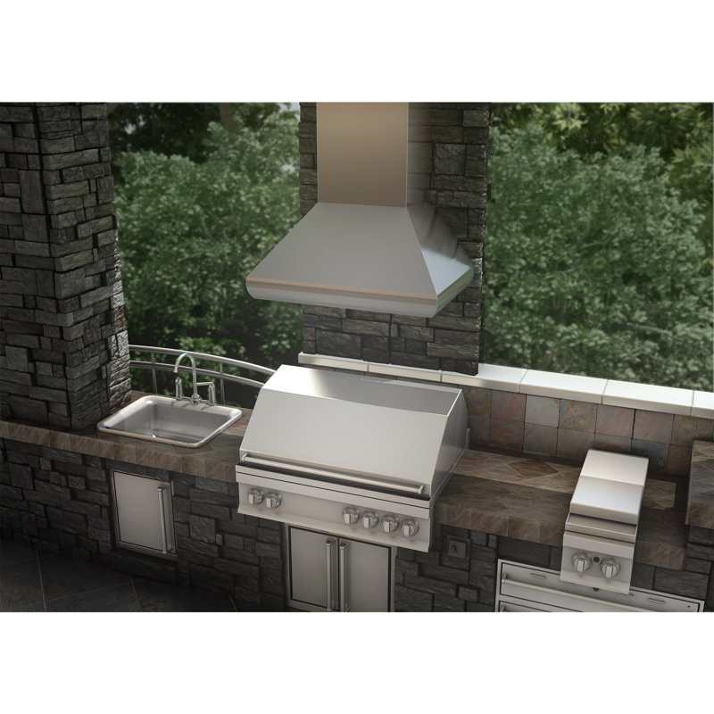 30" Professional 700 CFM Ducted Wall Mount Range Hood in Stainless Steel, 36"
